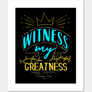 Witness My Greatness Mom Queen Mothers Day Fun Posters and Art
